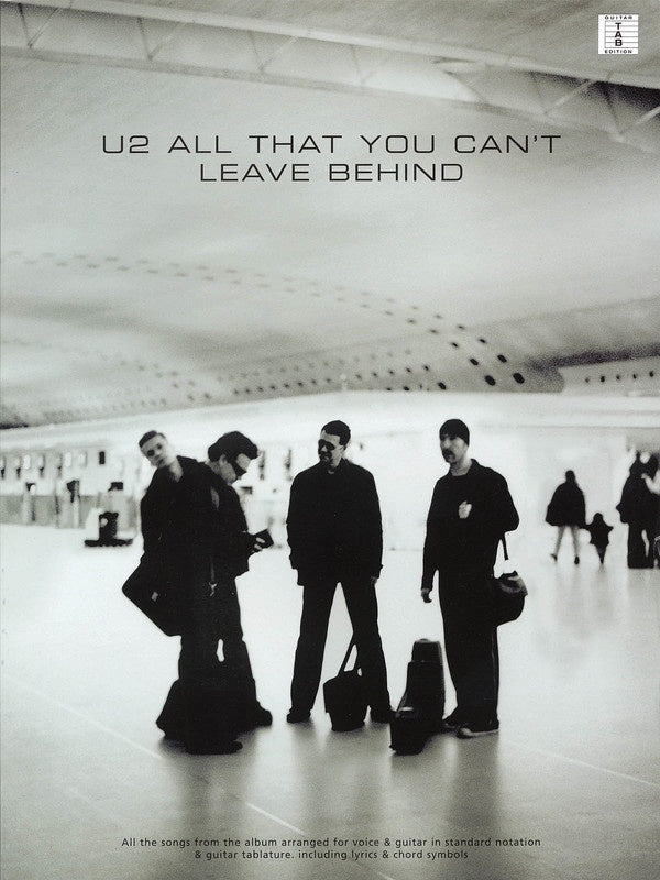 U2 All That You Can't Leave Behind Guitar Recorded Versions Tab