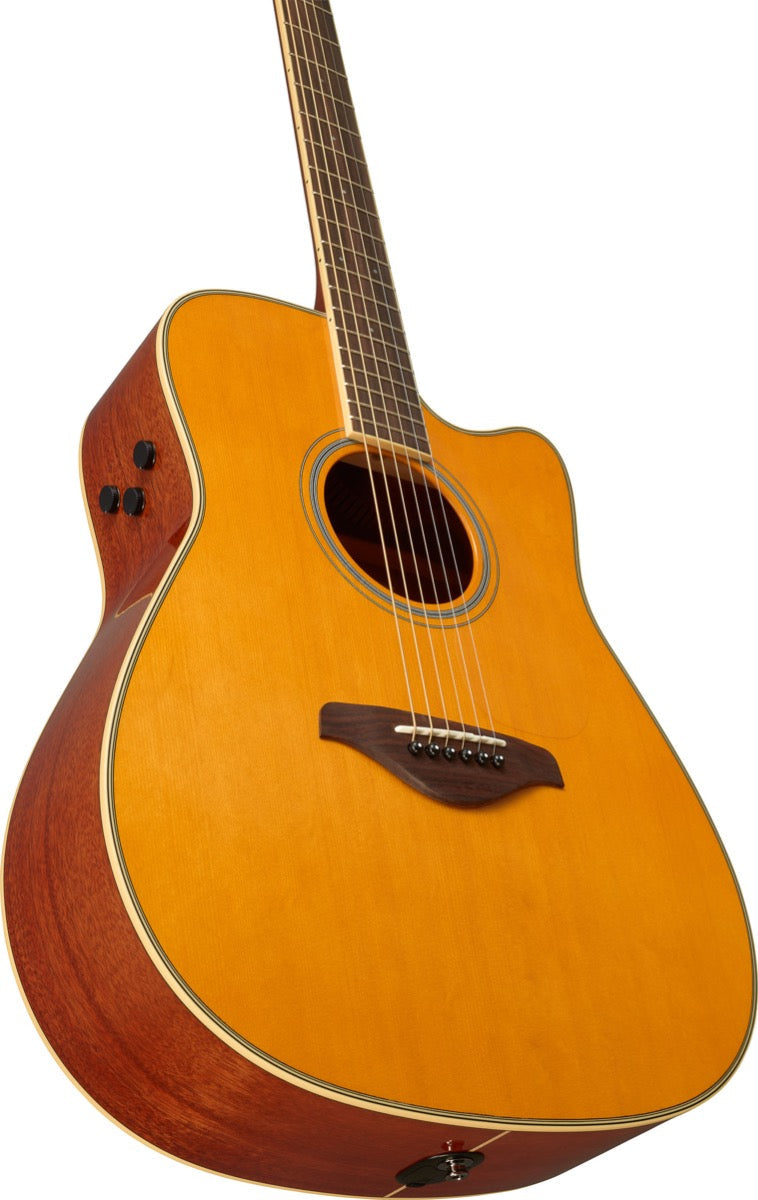 Yamaha FGC TA TransAcoustic Guitar in Vintage Tint