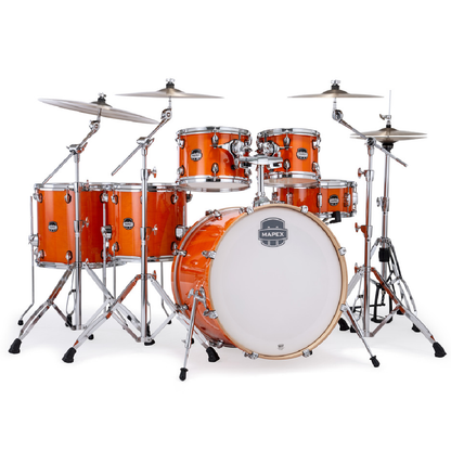 Mapex Mars Mapel MM529SF 5-Piece Shell Pack in Glossy Amber