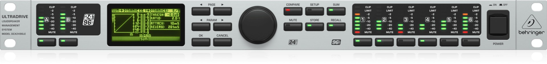 Behringer Ultradrive DCX2496LE Loudspeaker Processor