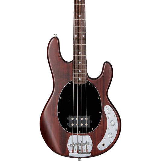 Sterling By Music Man StingRay RAY4 4-String Electric Bass Guitar in Walnut Satin