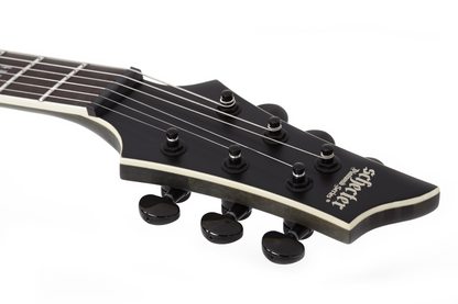 Schecter C-1 SLS Elite Evil Twin in Satin Black