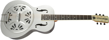 Gretsch G9221 Bobtail Steel Round-Neck A.E., Steel Body Spider Cone Resonator Guitar, Fishman Nashville Resonator Pickup