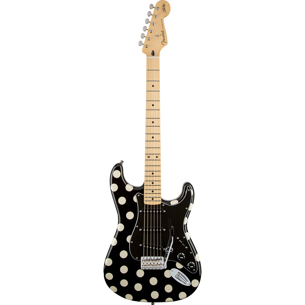 Fender Buddy Guy Standard Stratocaster, Maple Fingerboard in Polka Dot Finish
