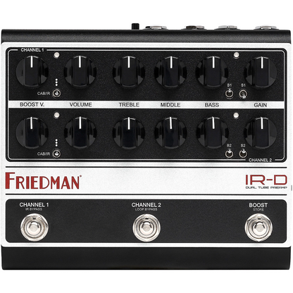 Friedman IR-D Dual Channel Tube Preamp Pedal