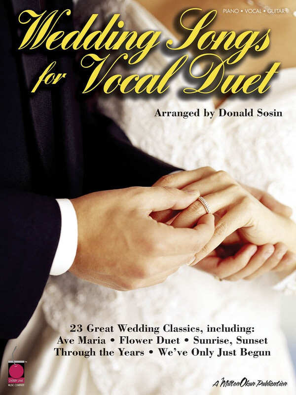 Wedding Songs for Vocal Duet PVG