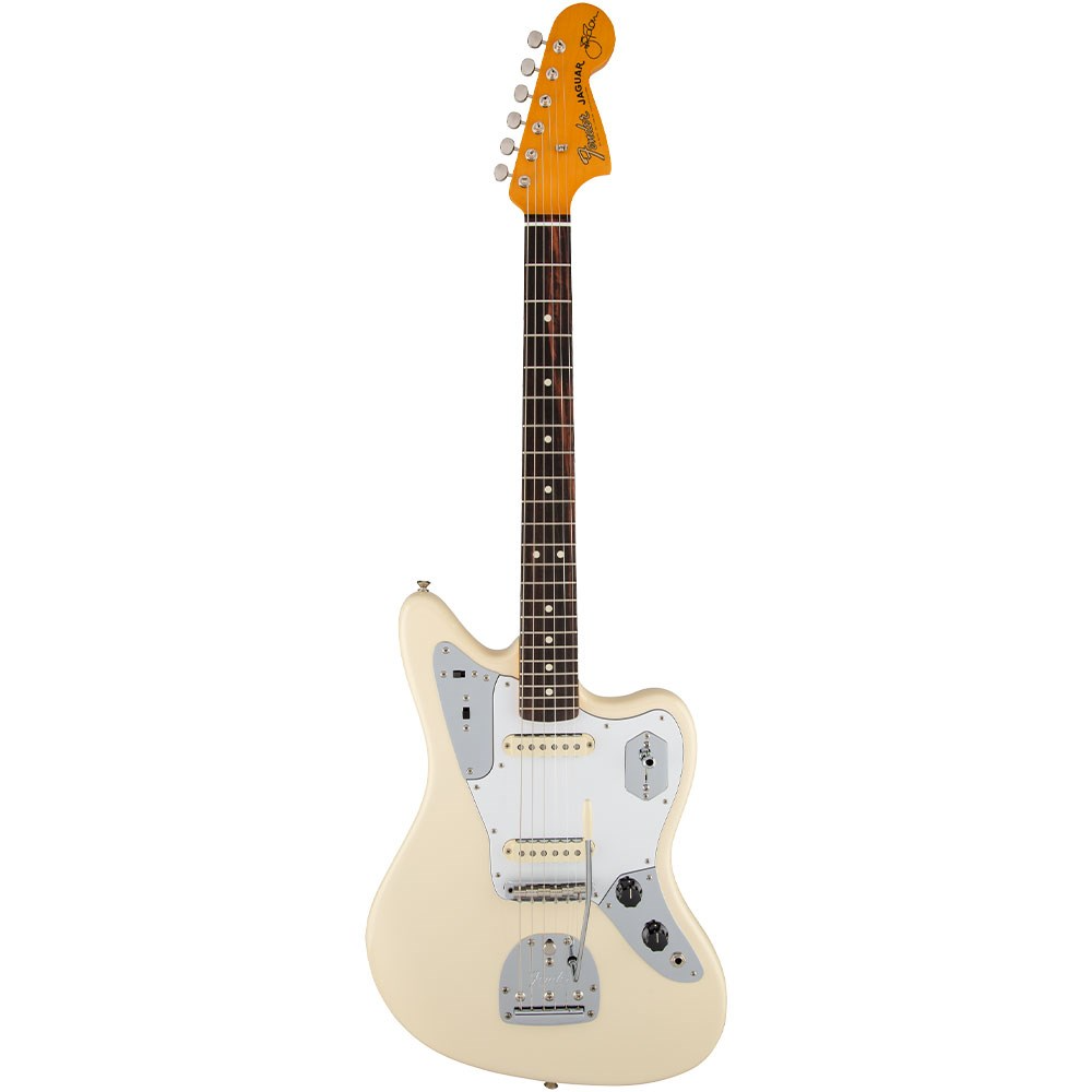 Fender Johnny Marr Jaguar, Rosewood Fingerboard in Olympic White