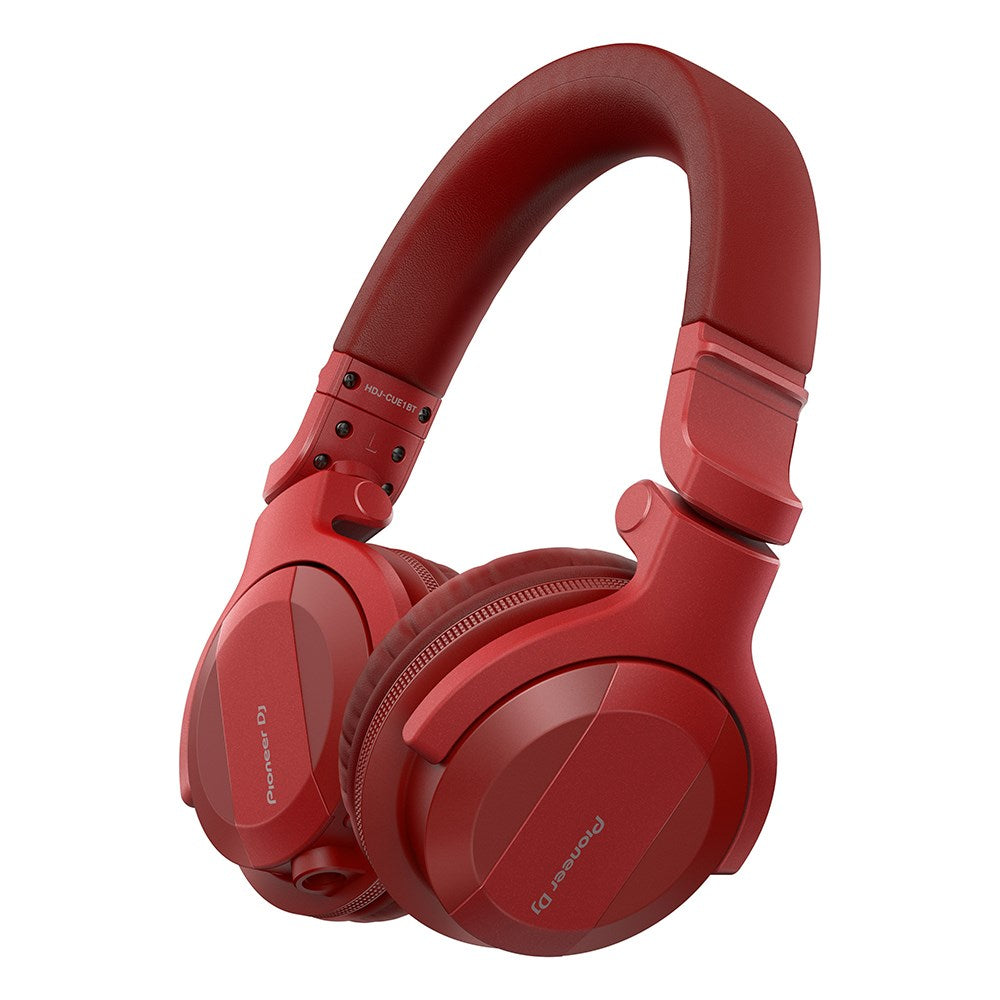 Pioneer DJ HDJCUE1BT Bluetooth Headphones in Red