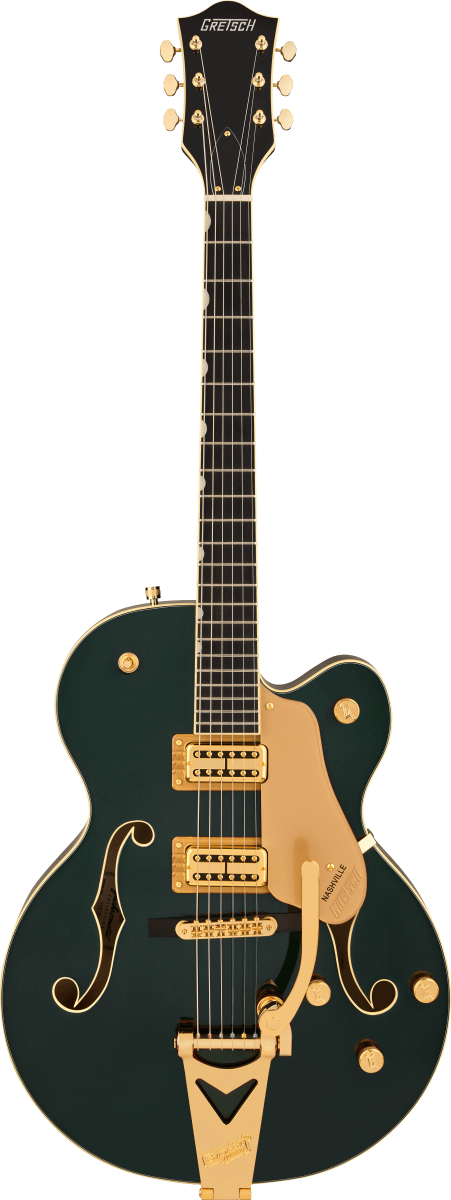 Gretsch Synchromatic Nashville Hollow Body Single-Cut with Bigsby Electric Guitar in Cadillac Green