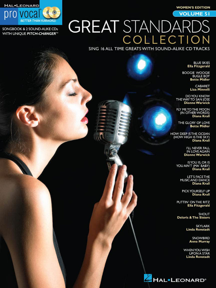 Great Standards Collection Pro Vocal Women's Edition Volume 51 Bk/Cd