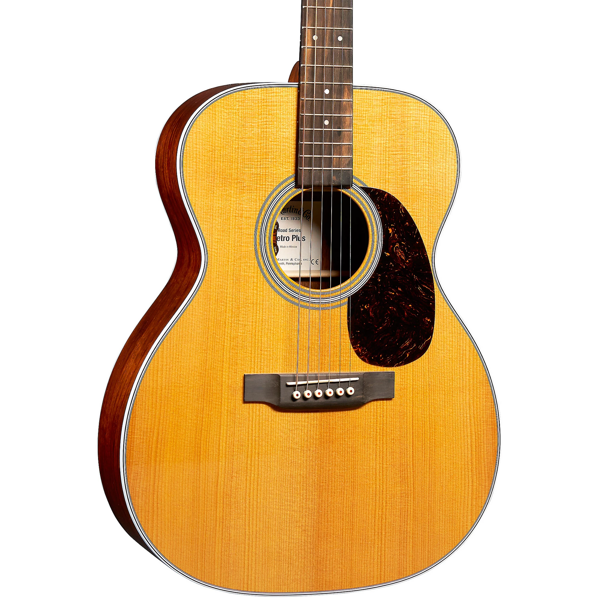 Martin 000E Retro Plus Road Series Granadillo Acoustic Electric Guitar in Aging Toner
