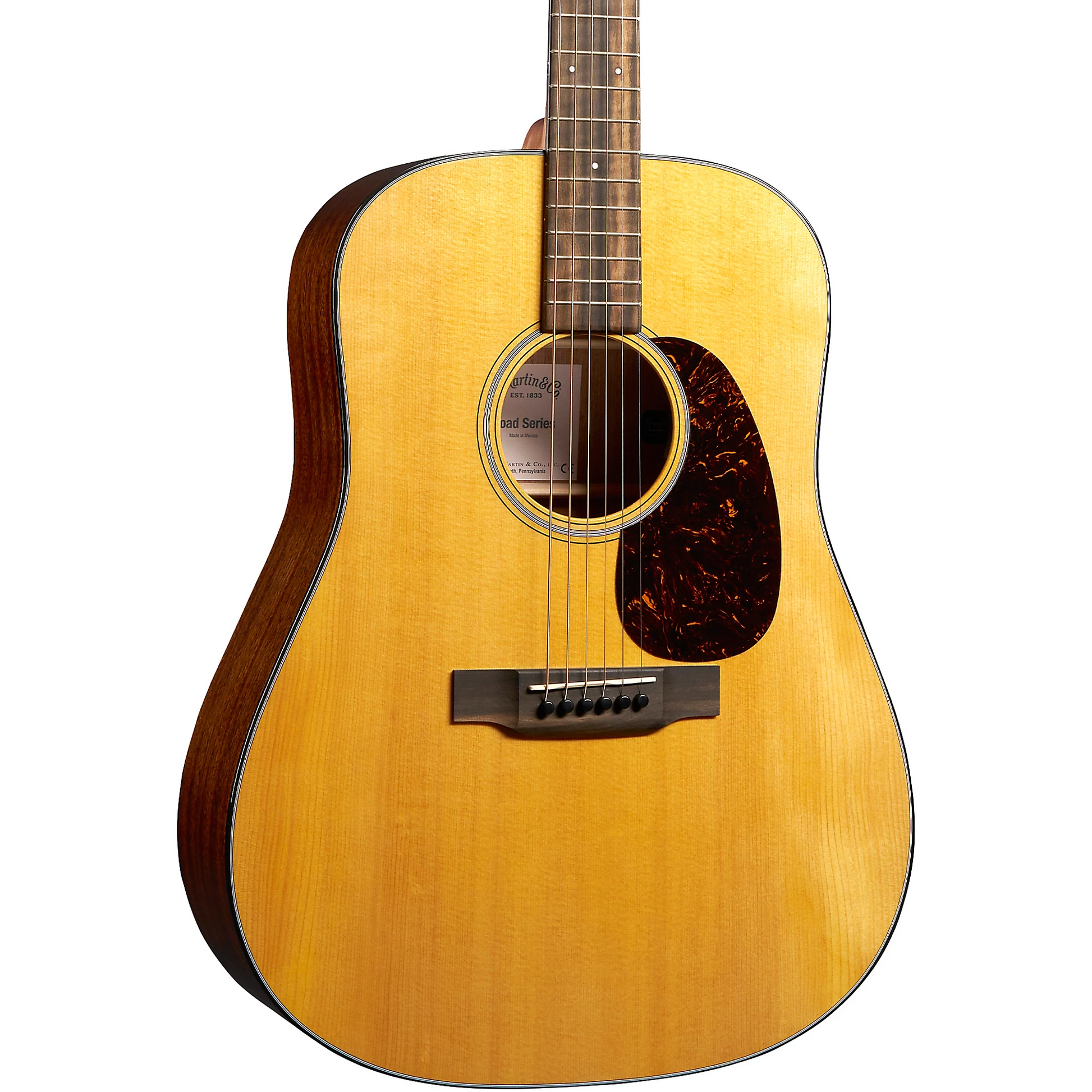 Martin D-12E Retro Road Series Acoustic Electric Guitar in Aging Toner