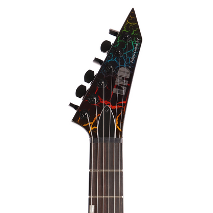 ESP LTD Eclipse 87 NT in Rainbow Crackle