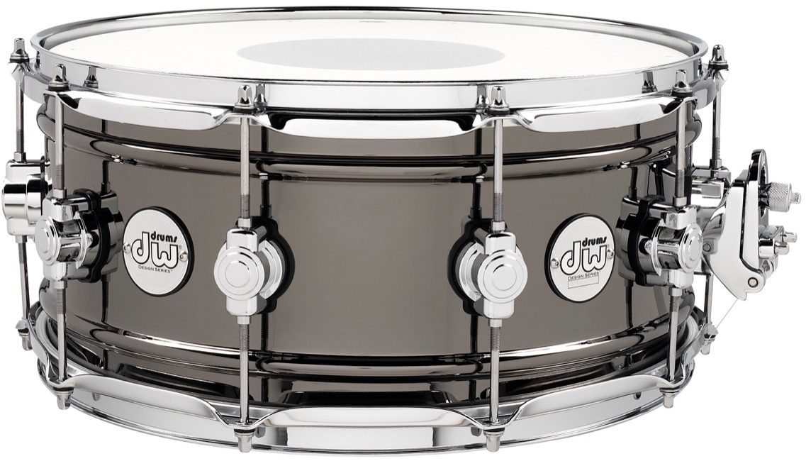 DW Design Series 6.5" x 14" Black Nickel Over Brass Snare Drum