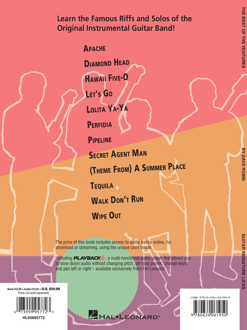 The Best of The Ventures Guitar Signature Licks Bk/Ola