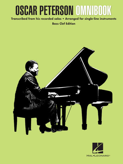 Oscar Peterson Omnibook Bass Clef Instruments
