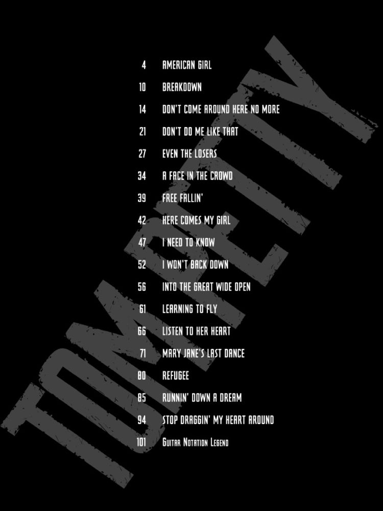 Tom Petty The Definitive Guitar Collection Guitar Tab