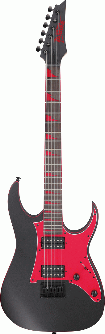 Ibanez GIO GRG131DX Electric Guitar in Black Flat