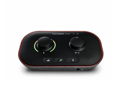 Focusrite Vocaster One Studio essential podcasting kit