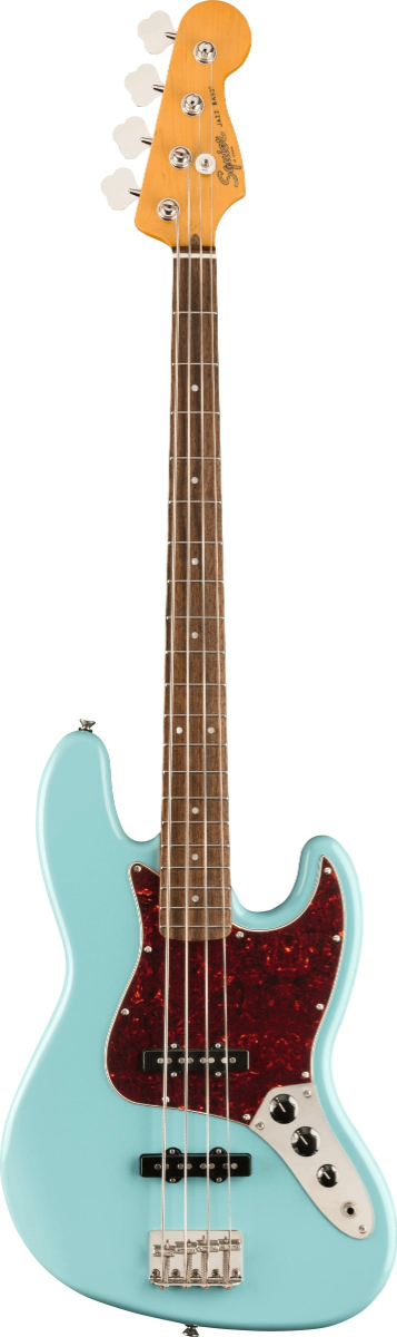 Squier Classic Vibe '60s Jazz Bass, Laurel Fingerboard in Daphne Blue