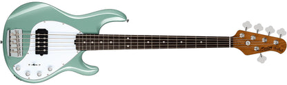 Sterling By Music Man StingRay5 5-String, Rosewood Fingerboard in Dorado Green