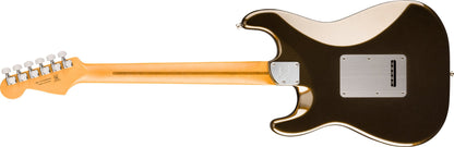 Fender American Ultra II Stratocaster HSS, Ebony Fingerboard in Texas Tea