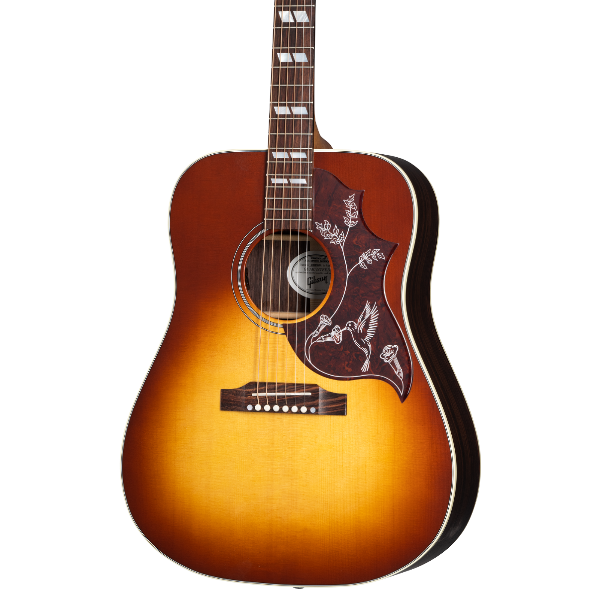 Gibson Hummingbird Studio Rosewood Acoustic Guitar in Satin Rosewood Burst