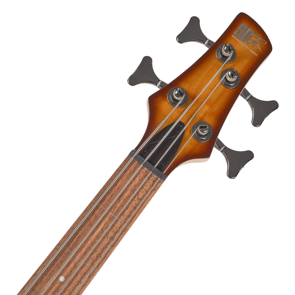 Ibanez SR370EF Fretless Electric Bass in Brown Burst