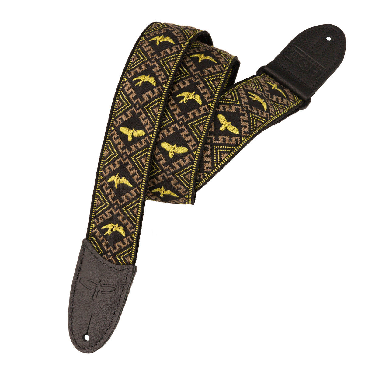 PRS Hootenanny Style 2" Strap Birds in Yellow