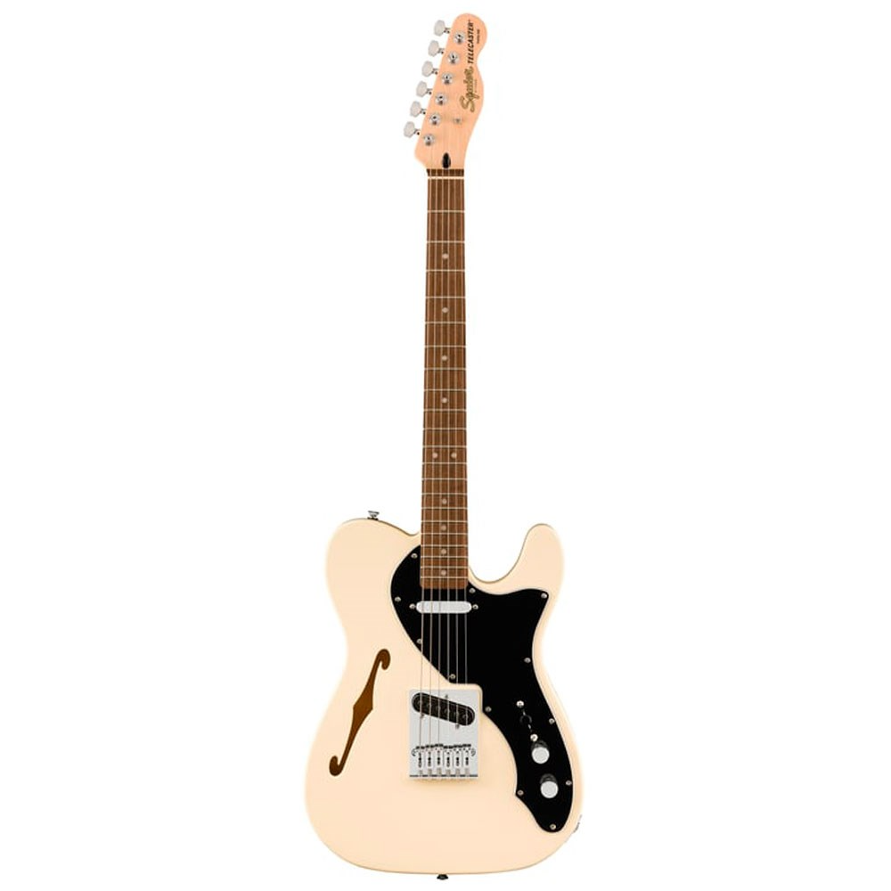 Squier Affinity Series™ Telecaster Thinline, Laurel Fingerboard in Olympic White