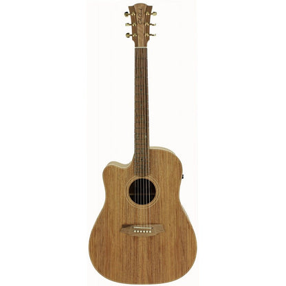 Cole Clark FL2EC-LH-BLBL-AE All Blackwood Left-Handed Acoustic-Electric Guitar