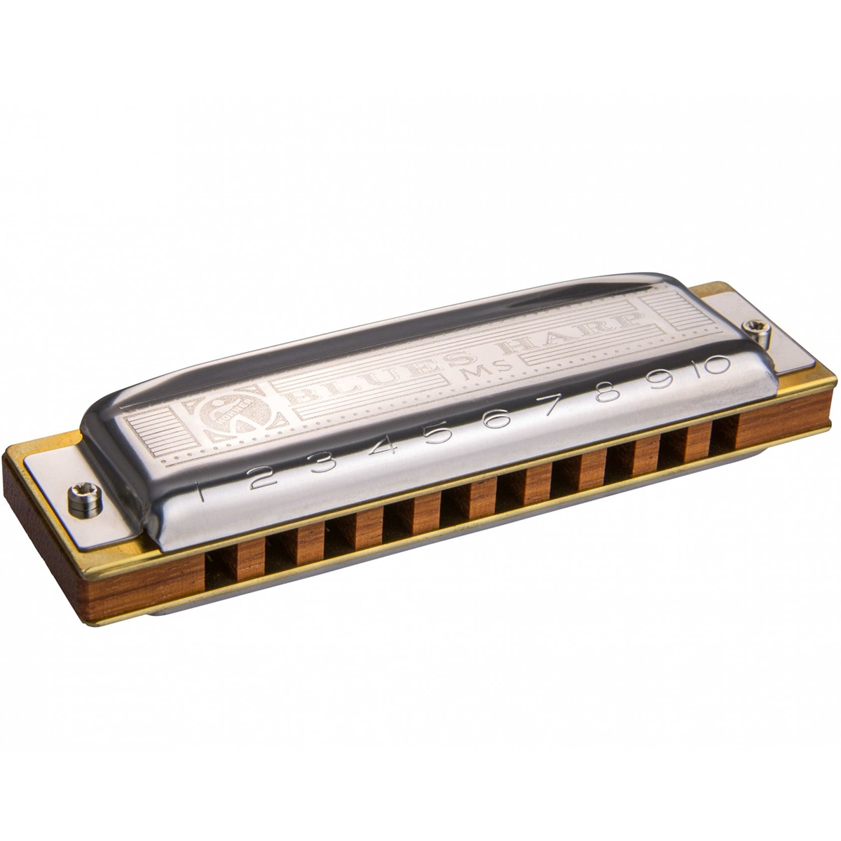 Hohner MS Series 10-Hole Blues Harp F