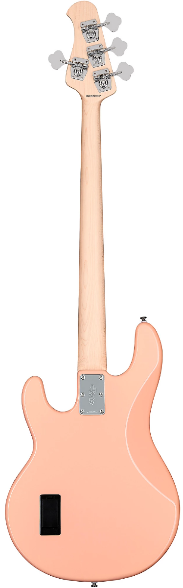 Sterling By Music Man StingRay RAY4 Bass Guitar in Pueblo Pink
