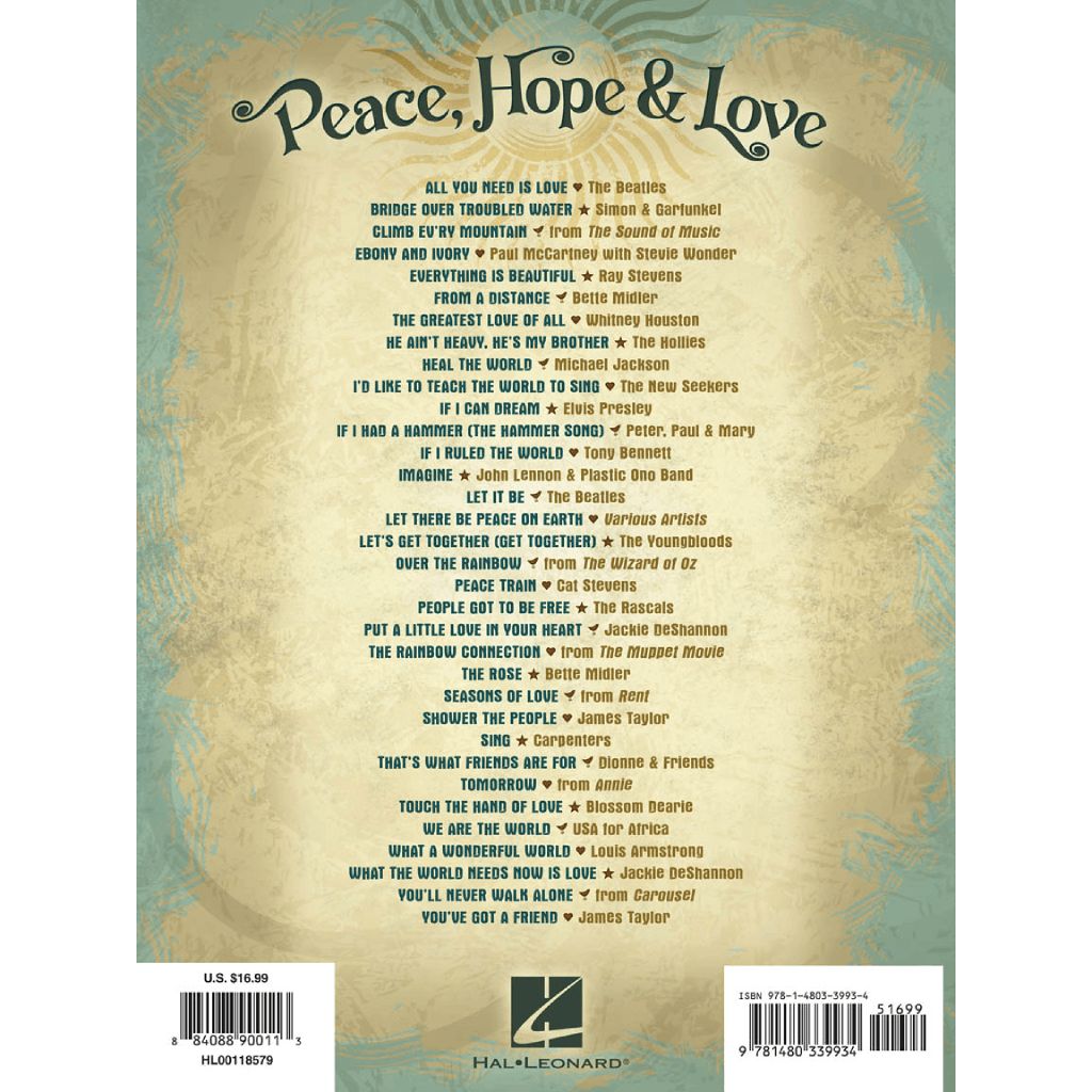 Peace Hope & Love PVG