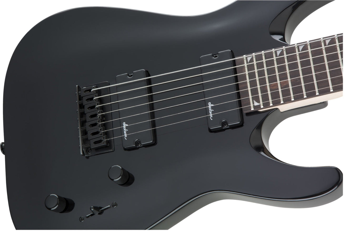 Jackson JS Series Dinky Arch Top JS22 7 DKA HT 7 String in Gloss Black