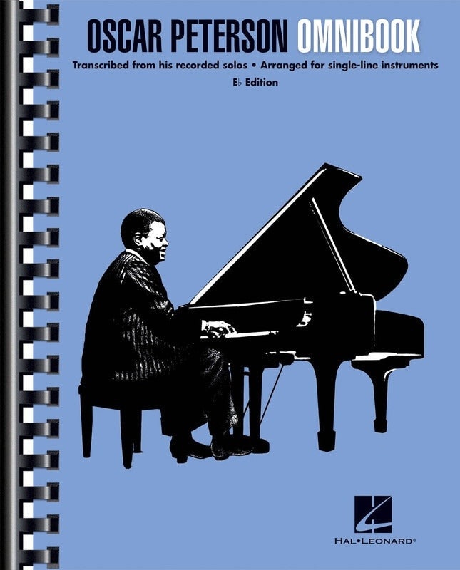 Oscar Peterson Omnibook E Flat Instruments