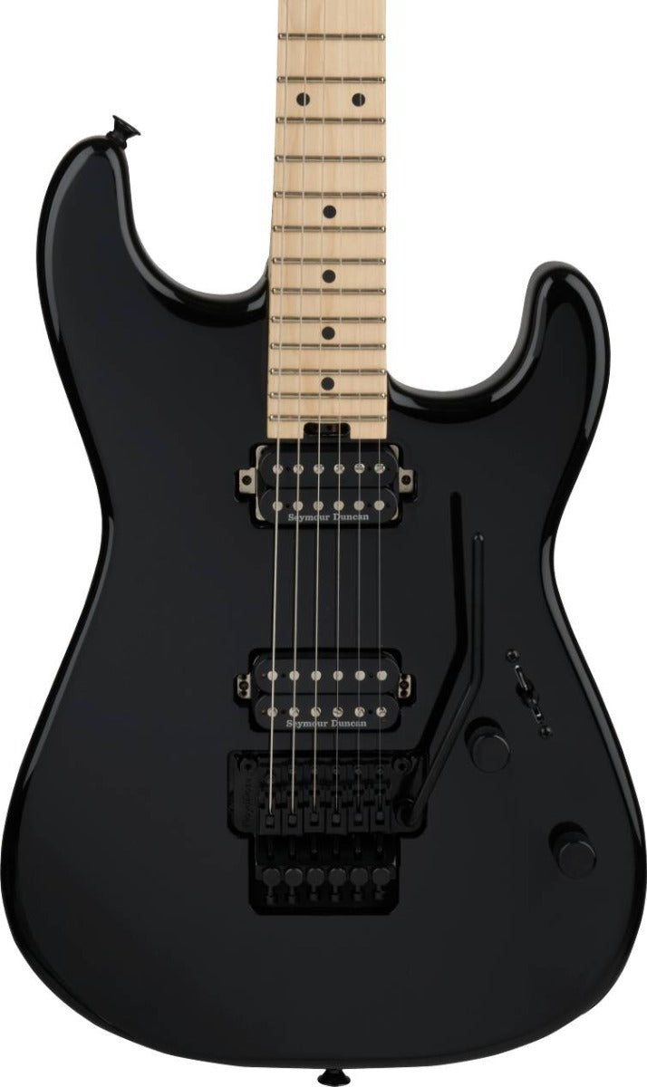Charvel Pro-Mod San Dimas Style 1 HH FR MPL, Maple Fingerboard in Gloss Black