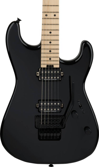 Charvel Pro-Mod San Dimas Style 1 HH FR MPL, Maple Fingerboard in Gloss Black