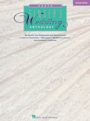 SINGERS WEDDING ANTHOLOGY DUETS