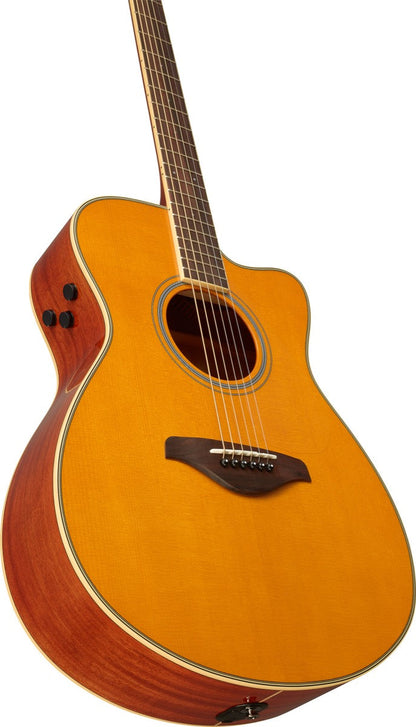 Yamaha FSC TA TransAcoustic Guitar in Vintage Tint