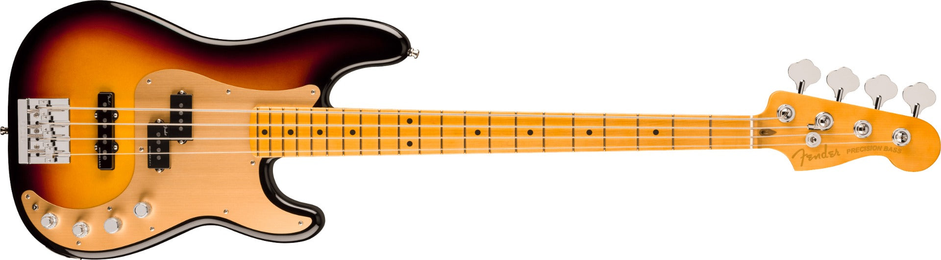Fender American Ultra II Precision Bass, Maple Fingerboard in Ultraburst
