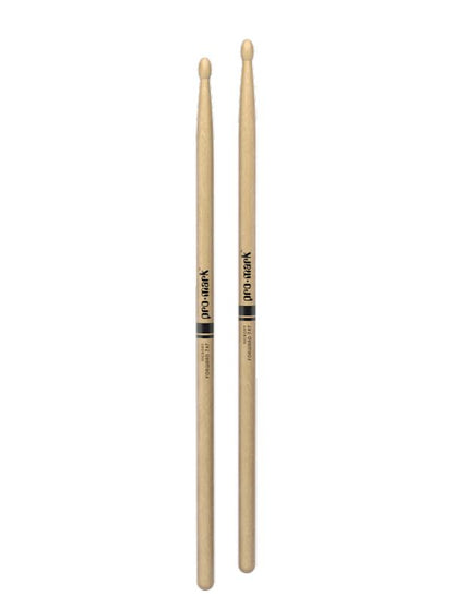 Promark Forward 747 Lacquered Hickory Wood Tip Drumsticks