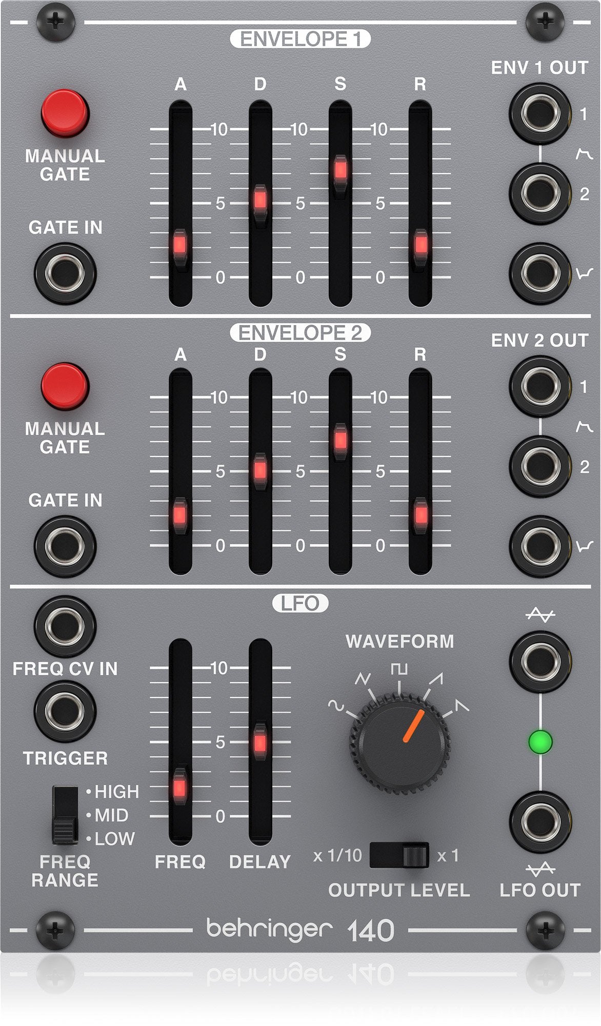 Behringer 140 Dual Envelope LFO Module