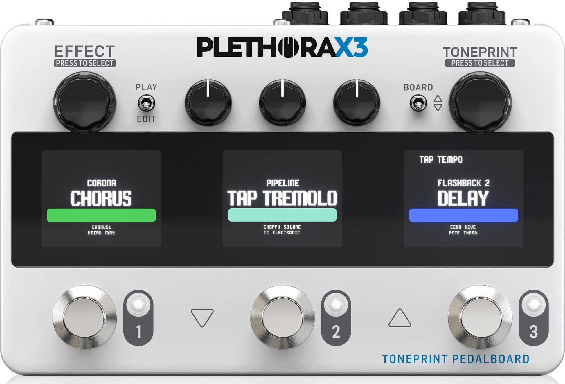 TC Electronic Plethora X3 TonePrint Pedal Board