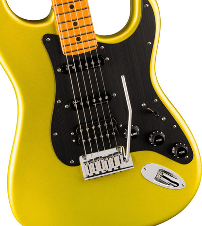 Fender American Ultra II Stratocaster HSS, Maple Fingerboard in Solar Flare