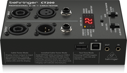 Behringer CT200 Cable Tester