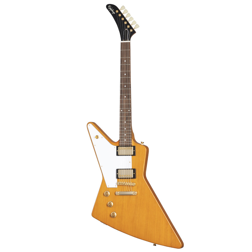 Epiphone 1958 Korina Explorer Left Handed in Aged Natural