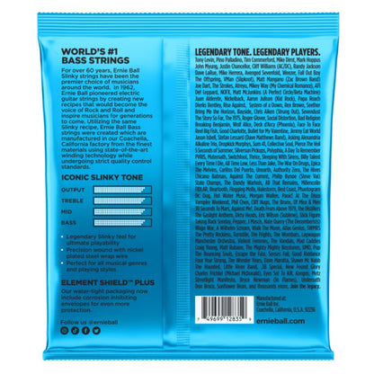 Ernie Ball Extra Slinky Electric Nickel Wound Bass String, .040 -.095 Gauge