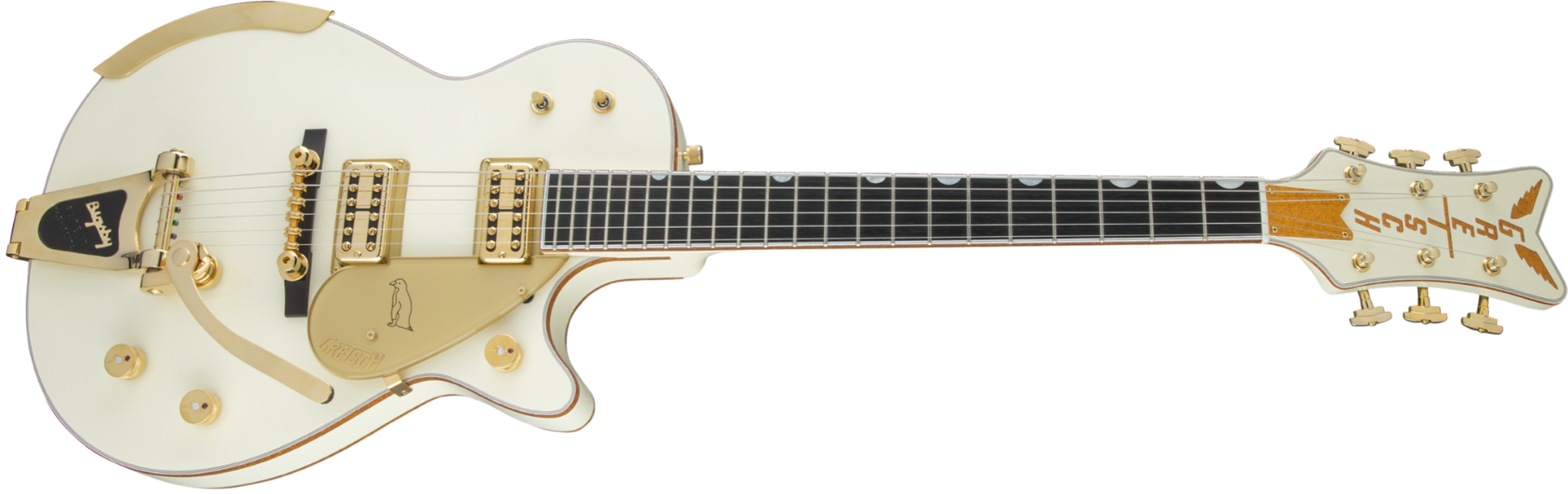 Gretsch G6134T 58 Vintage Select ’58 Penguin with Bigsby in Vintage White