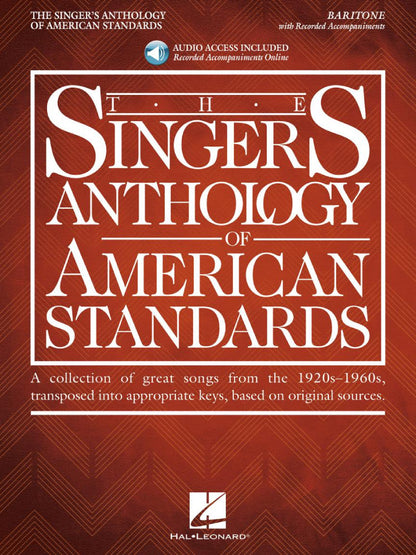The Singer's Anthology of American Standards Baritone Edition BK/OLA